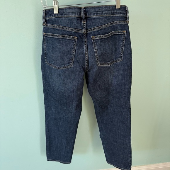 GAP Girlfriend Mid Rise Jeans - Classic Blue Size 27 - Picture 5 of 7